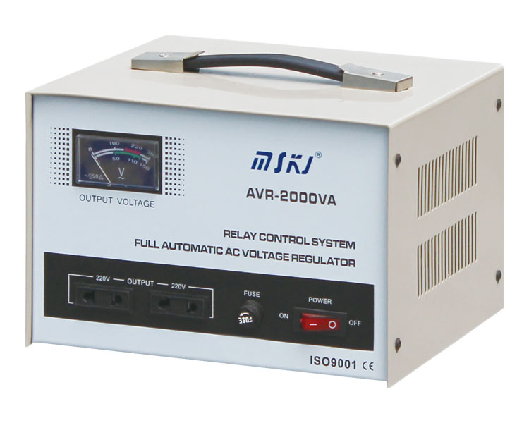 100- 270V Input 220V Output Relay Type Automatic Voltage Regulator Stabilizer AVR Display CE
