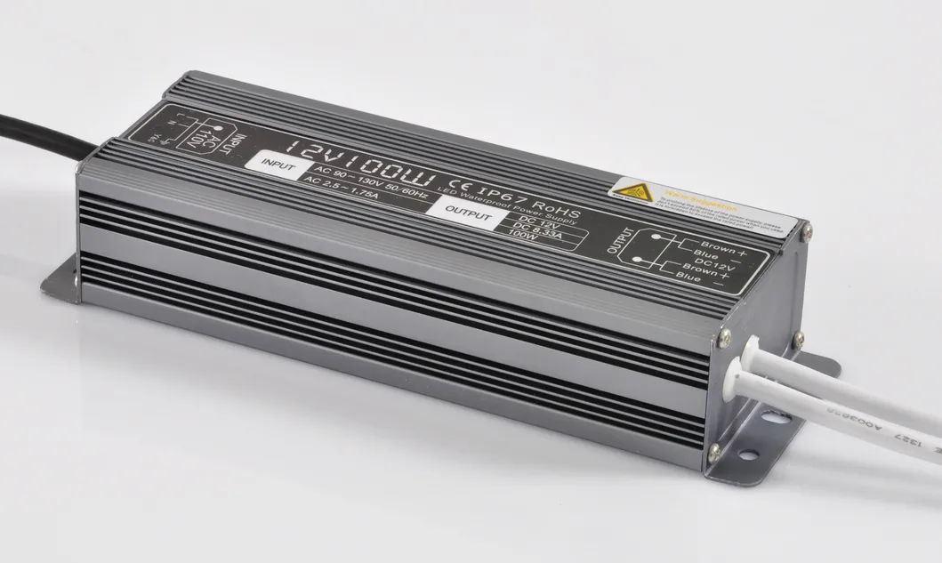 100W AC to DC 12V Waterproof LED Electronic Transformer