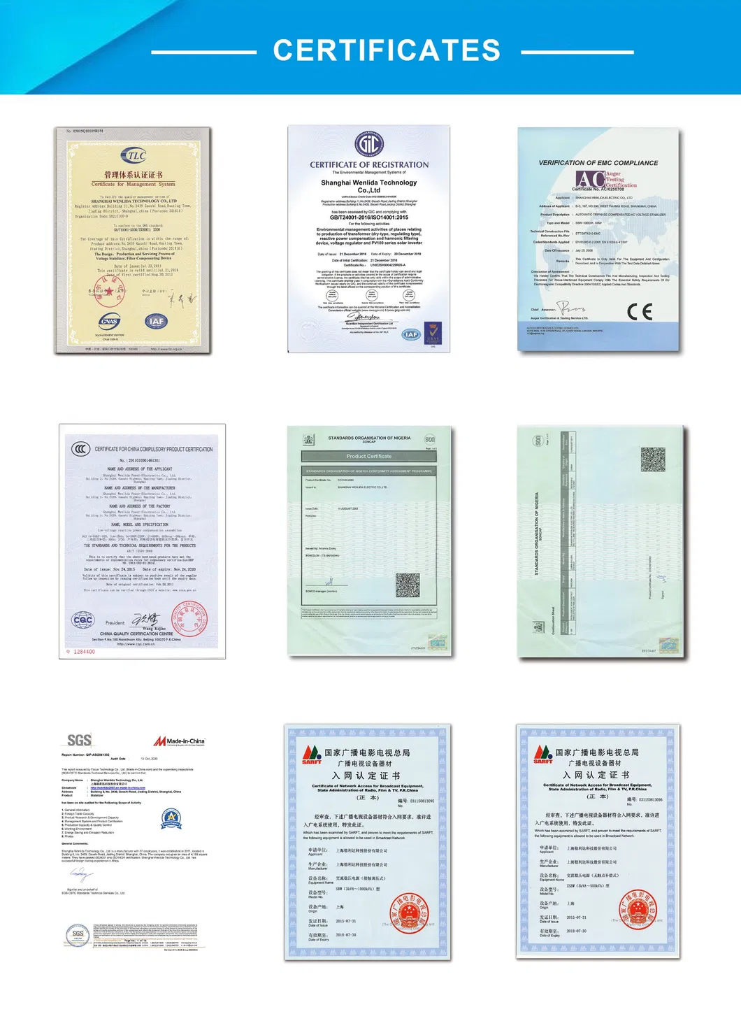 120kVA Automatic Compensating AC Voltage Stabilizer SBW-J