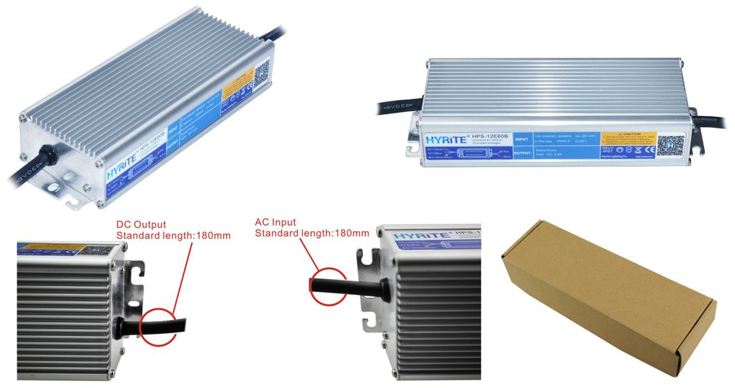 120V~277VAC 100W 24volt DC LED Power Supply for Light Box