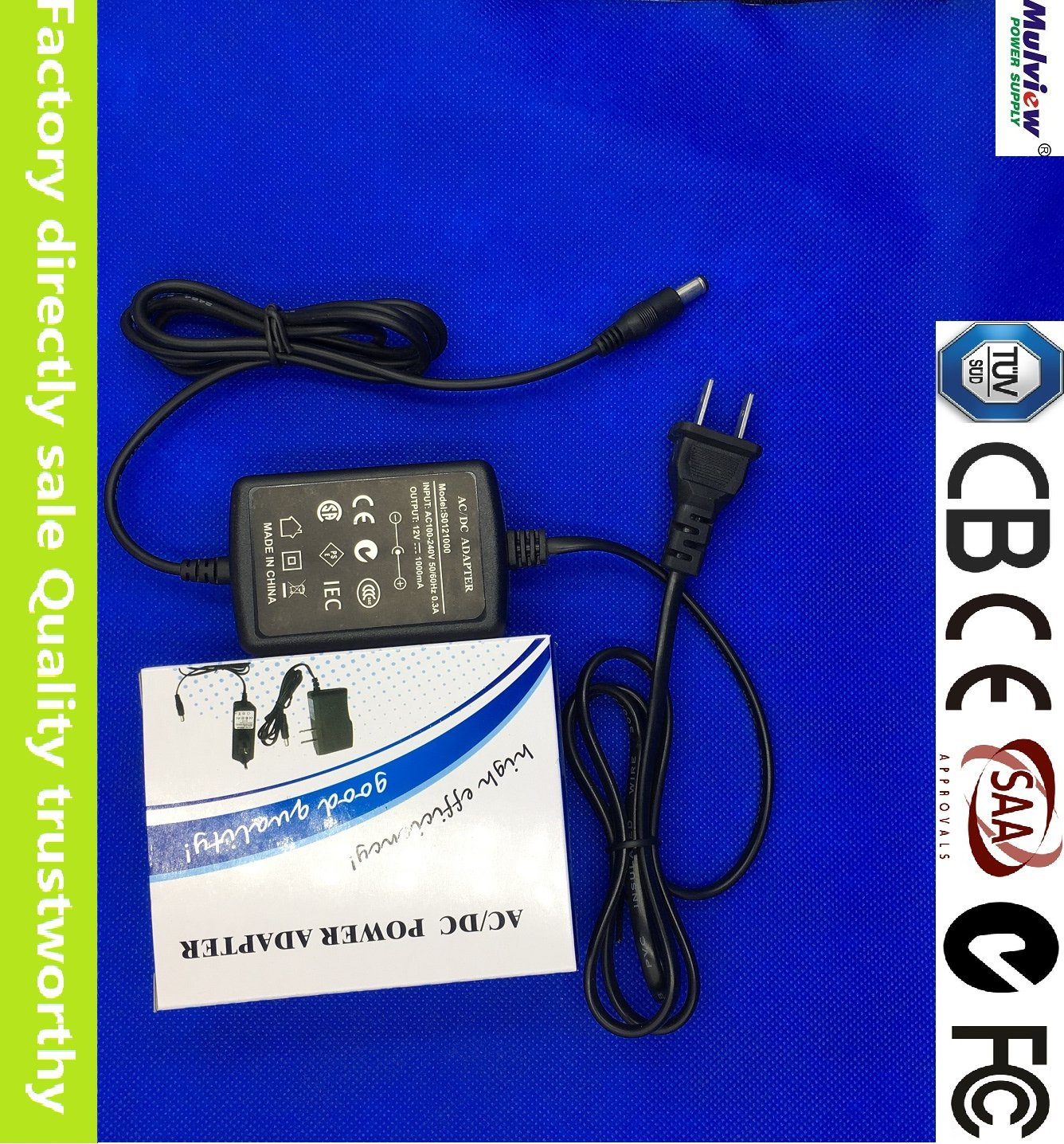 12V 1A USA DC Power Supply