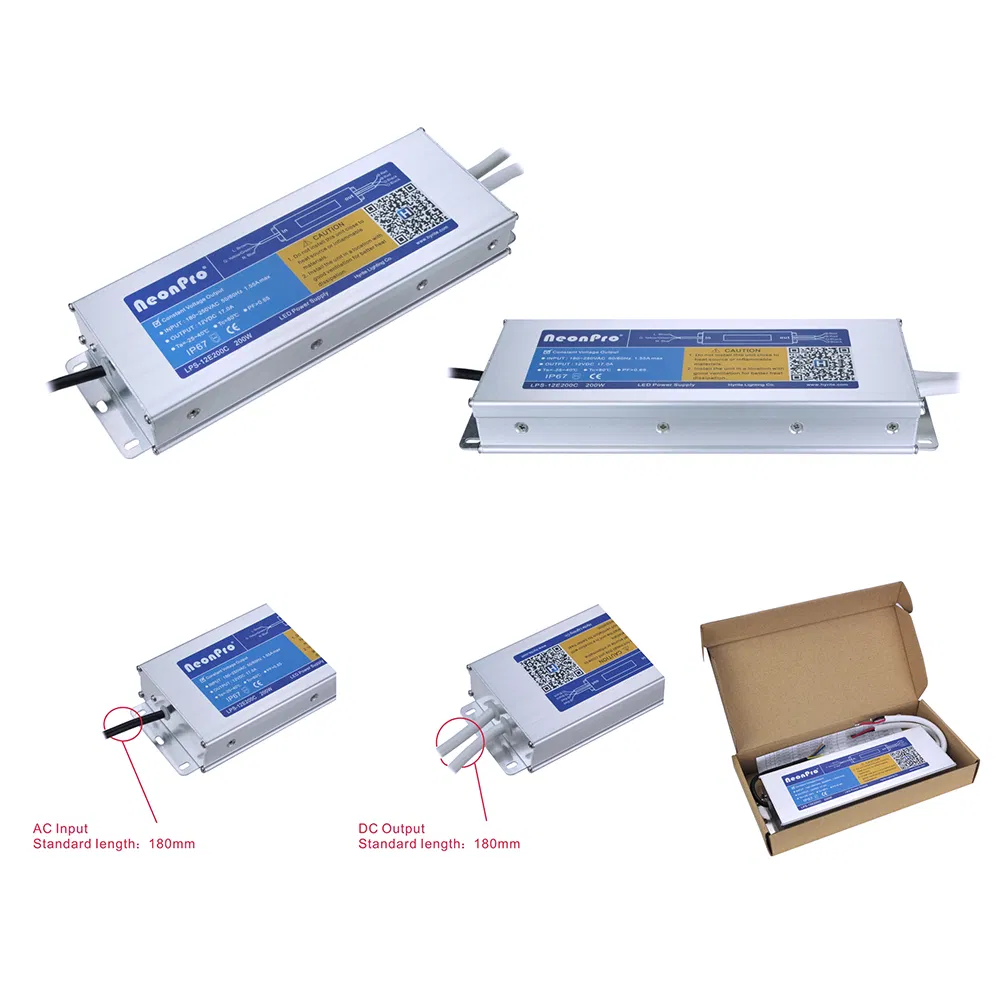 12V 200W Constant Voltage LED Power Supply with CE SAA Saso