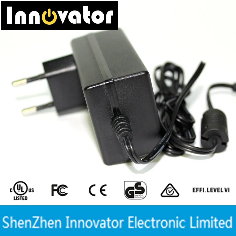 12V 2V 24W Series Black AC DC Power Adapter