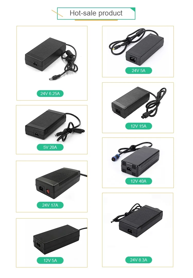 12V 5A 60W AC DC Power Supply with a 8 Way CCTV Power Splitter Cable for CCTV Cameras/LED Strip Lights