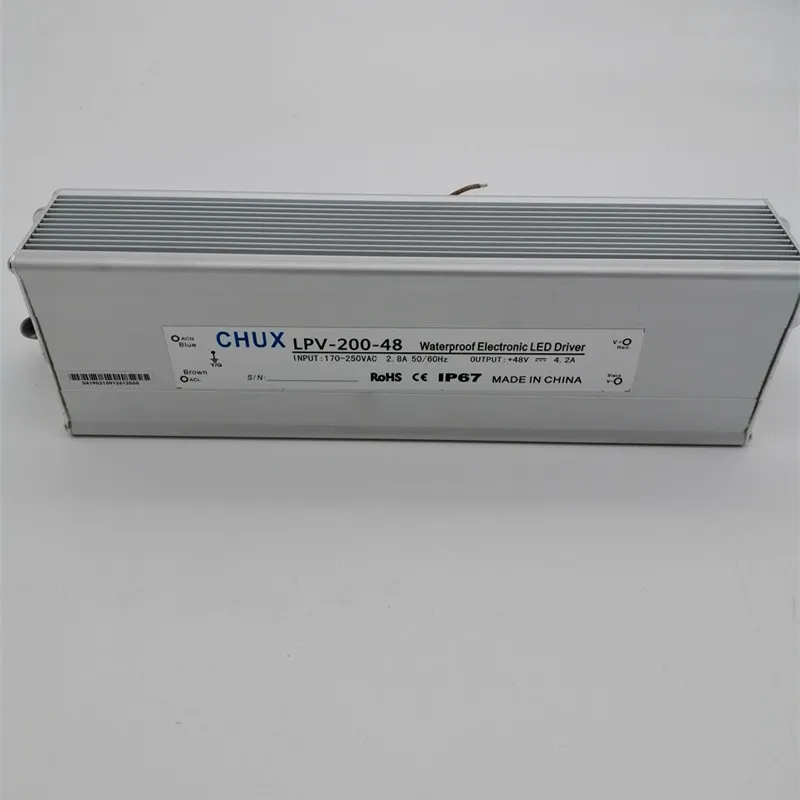 12V DC LED Waterproof Type 200W Switching Power Supply Lpv-200W-12V