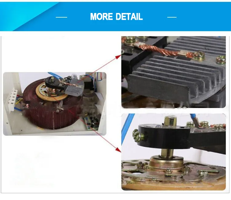 1500va Single-Phase Servomotor AVR for CNC Machine High Precision Automatic AC Voltage Regulator SVC