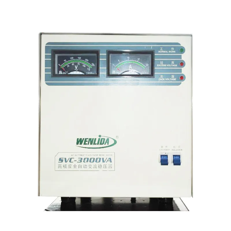 1500va Single-Phase Servomotor AVR for Medical Equipment High Precision Automatic AC Voltage Regulator SVC