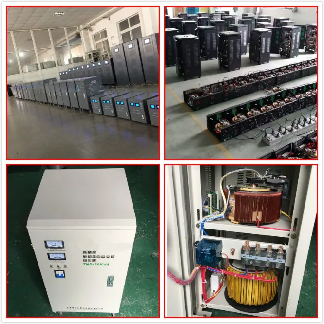 1500va Single-Phase Servomotor AVR High Precision Automatic AC Voltage Regulator SVC