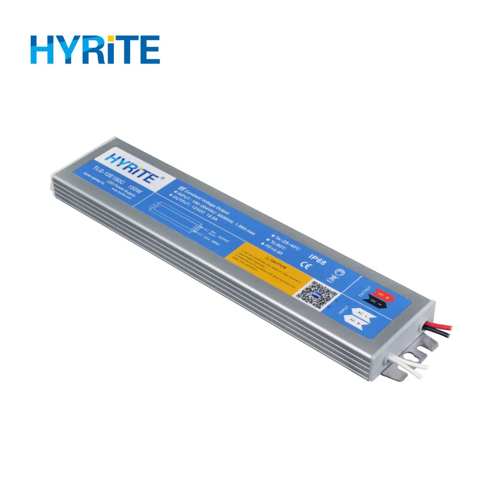 18mm Thickness Aluminum Case IP68 150W LED Driver