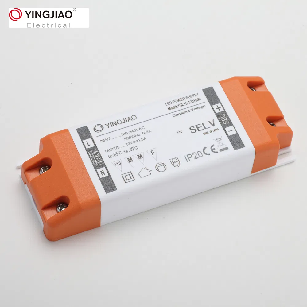 18W Slim Constant Voltage LED Driver 12V LED Power Supply