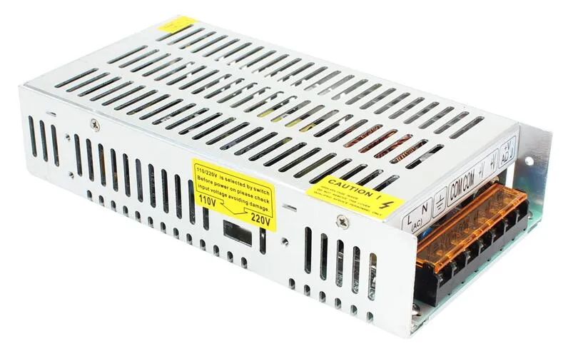 200W/300W/400W/600W Outputting DC12V/24V Transformer Factory Wholesale Switching Power Supply for LED Lighting/Home Application Non-Waterproof