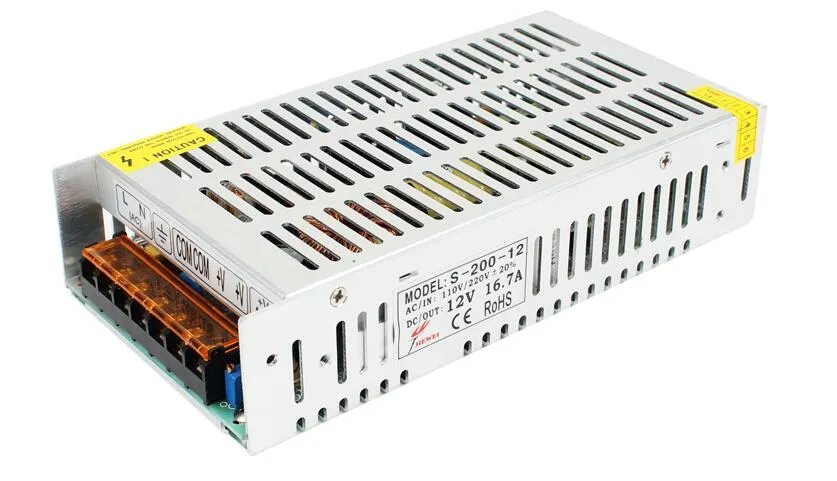200W/300W/400W/600W Outputting DC12V/24V Transformer Factory Wholesale Switching Power Supply for LED Lighting/Home Application Non-Waterproof