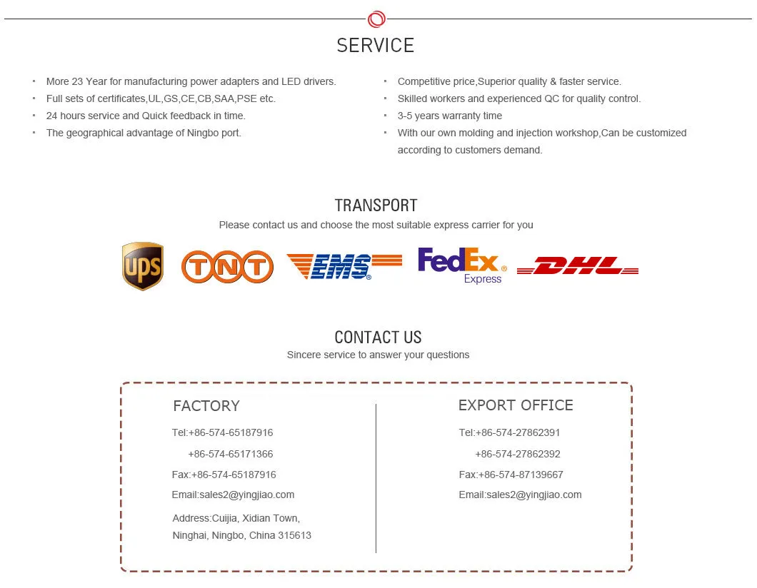 2019 Quliaty AC / DC Adapter Linear Adapter for CATV