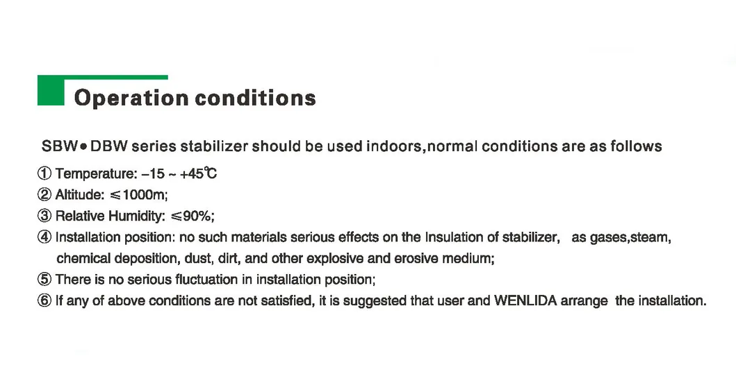 20kVA AVR Special for Product Line Compensating Automatic AC Voltage Stabilizer/Regulator