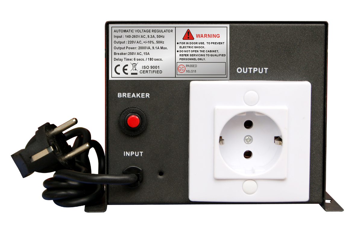 20kVA Digital Stabilizer Relay Wall Mount Voltage Regulator