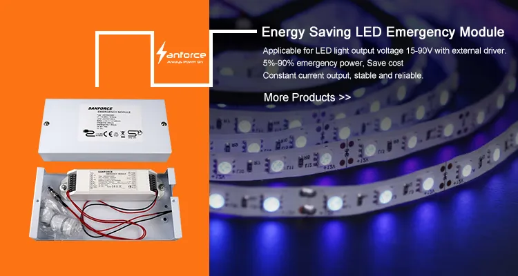 20W LED Lighting Constant Current Rechargeable Battery Pack Emergency Module