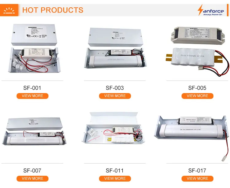 20W LED Lighting Constant Current Rechargeable Battery Pack Emergency Module