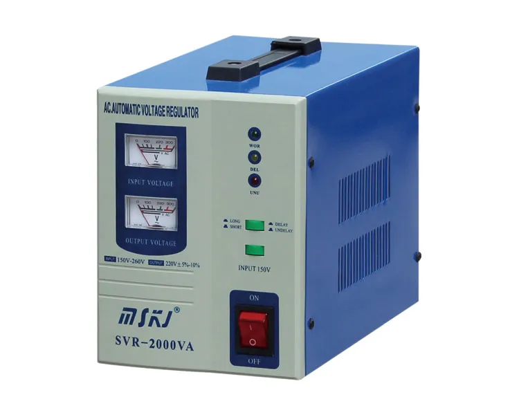 220V Voltage Stabilizer 1500va Relay Type AC Automatic Voltage Stabilizes Regulators