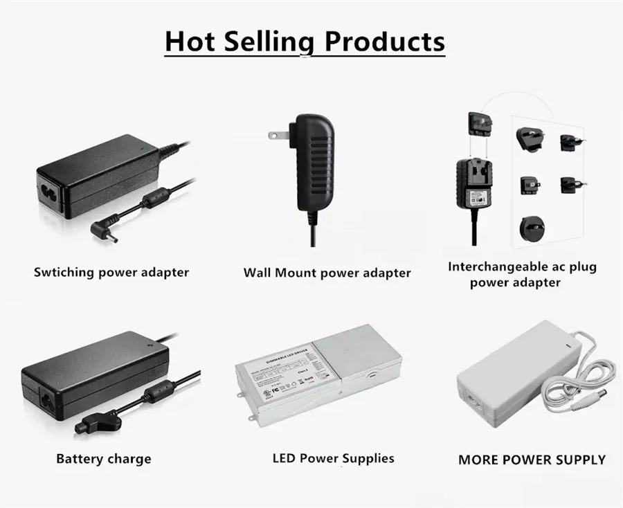 24V 5A AC/DC Switching Power Supply Desktop Adaptor OEM