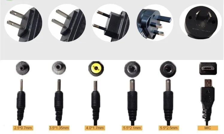 24V1a 24W Euro Plug LED CCTV AC DC Switching Power Adaptor with Ce CB SAA TUV C-Tick IEC Certificate