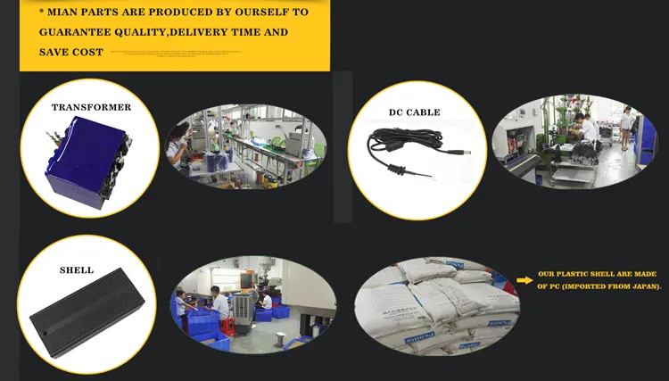 24V2.5A 60W AC/DC Switching Power Supply Power Adapters Laptop Adapter with UL, Ce, RoHS, PSE, SAA etc., Approval