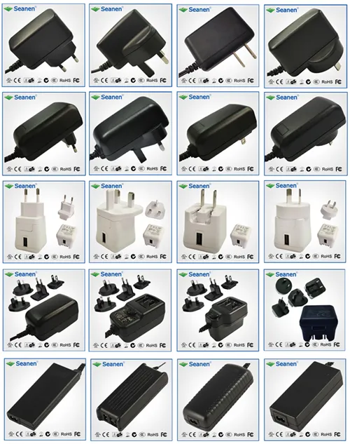 24W Series Power Adaptor with UL/cUL/GS/CE/CB/C-Tick/CCC/PSE/FCC Approval