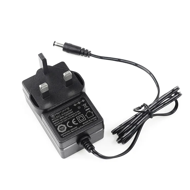 24W Universal 12V 2A 24V 1A AC DC Adapter Switching Power Supply Wall Mount Charger