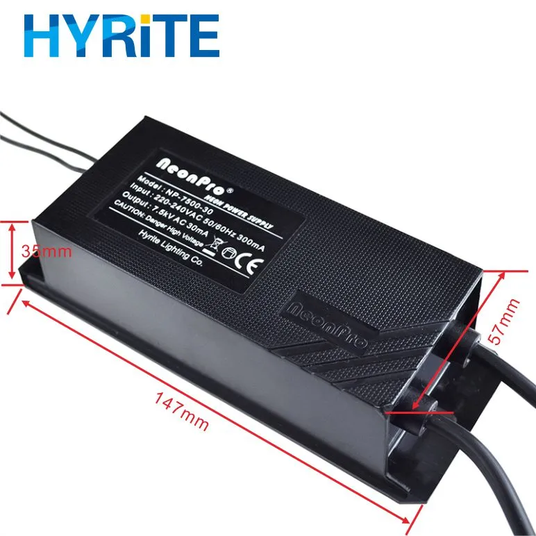 3000V 7500V 10000V 30mA 230V Neon Power Supply