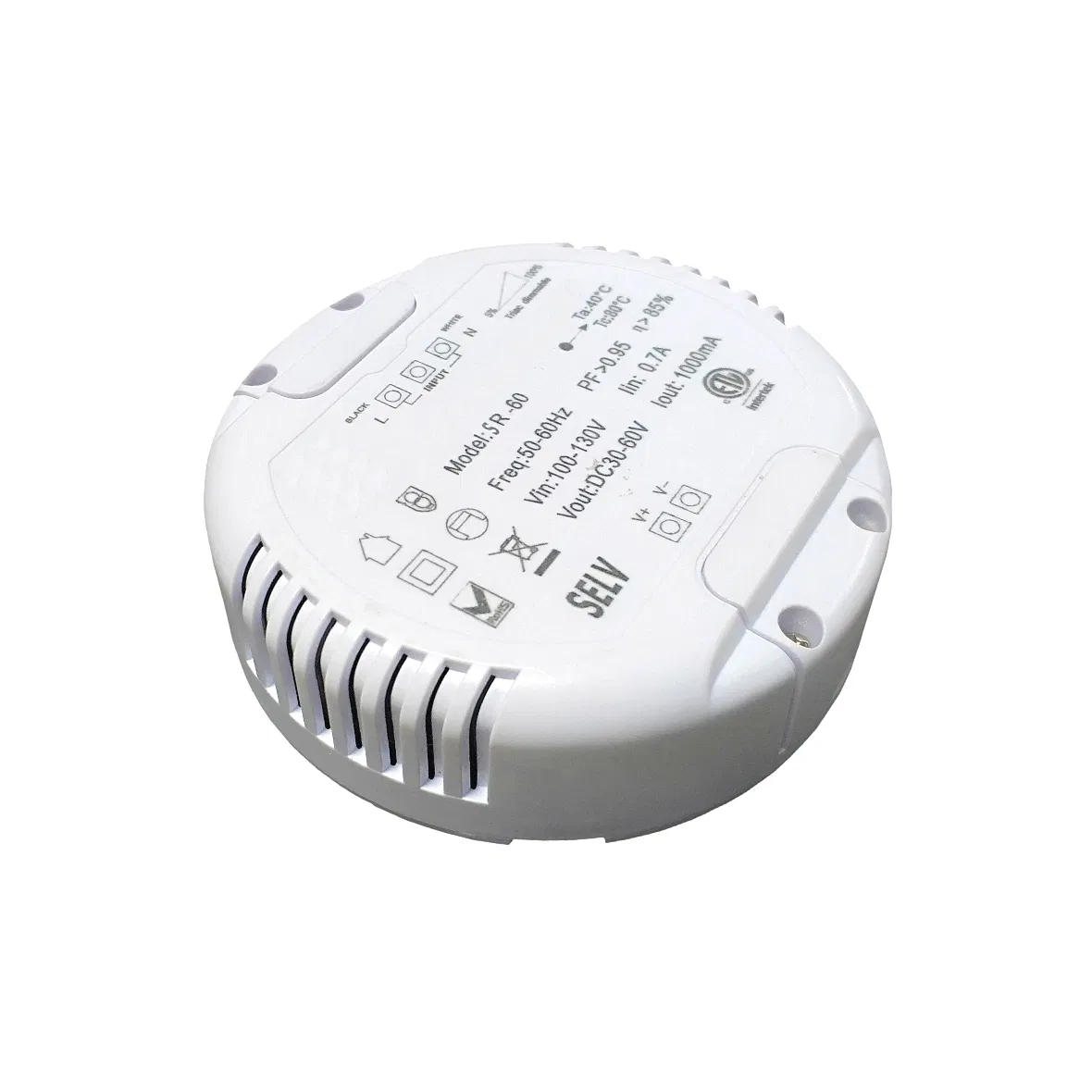 36V 38V 40V COB Dali Dimming Round Shape LED Light Driver
