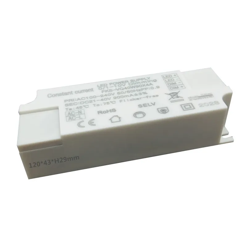 36W 42 48W 500mA 1000mA 0/1V-10V PWM Dimmable LED Driver