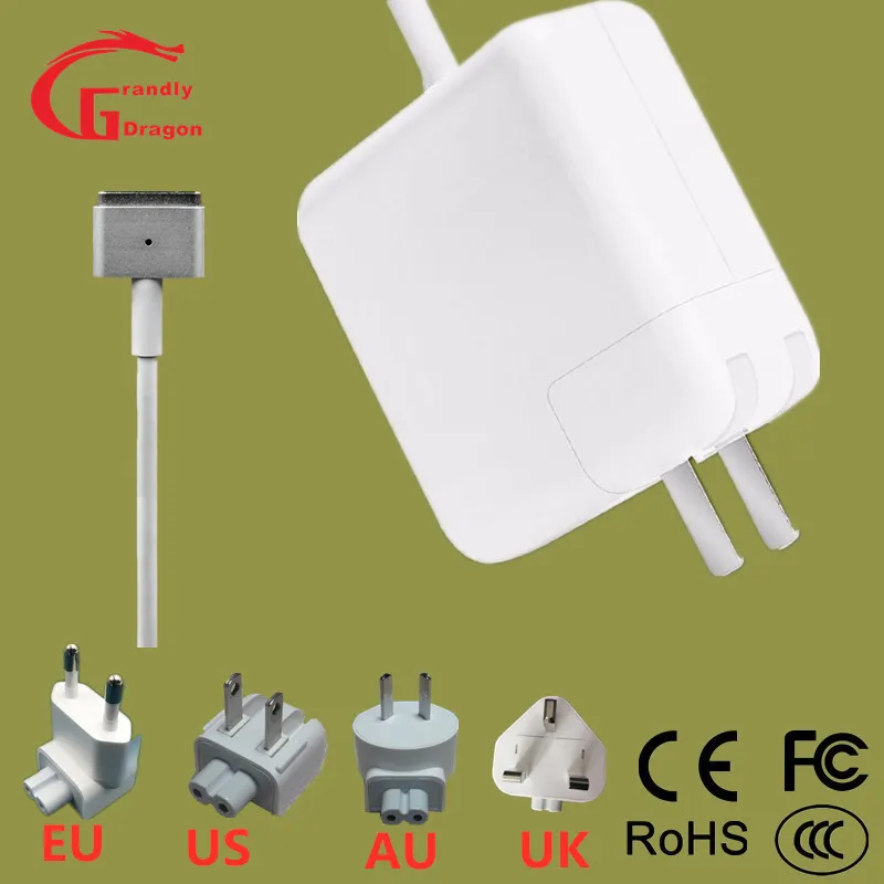 45W 14.85V 3.05A Laptop Power Adapter with T Tip Magsafe 2 for MacBook Air Charger