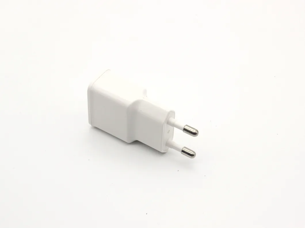 5V1.2A/5V2.1A High Quality Kr Plug Charger with Ocp /Ovp /SCP/Otp