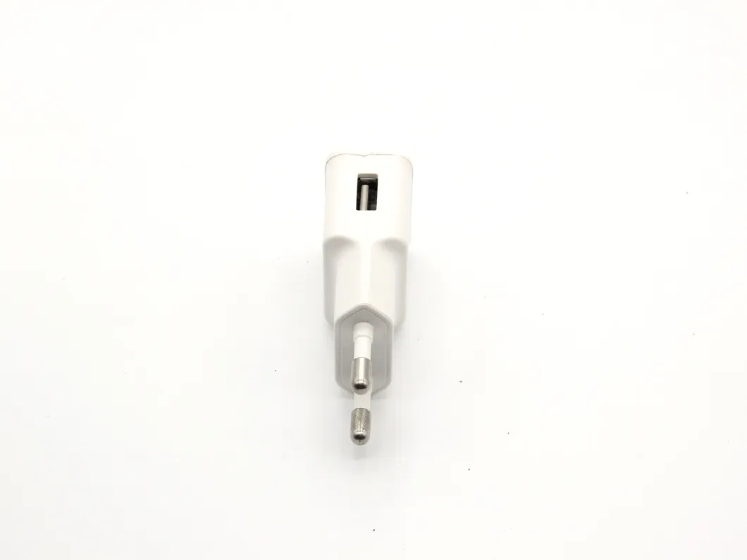 5V1.2A/5V2.1A High Quality Kr Plug Charger with Ocp /Ovp /SCP/Otp