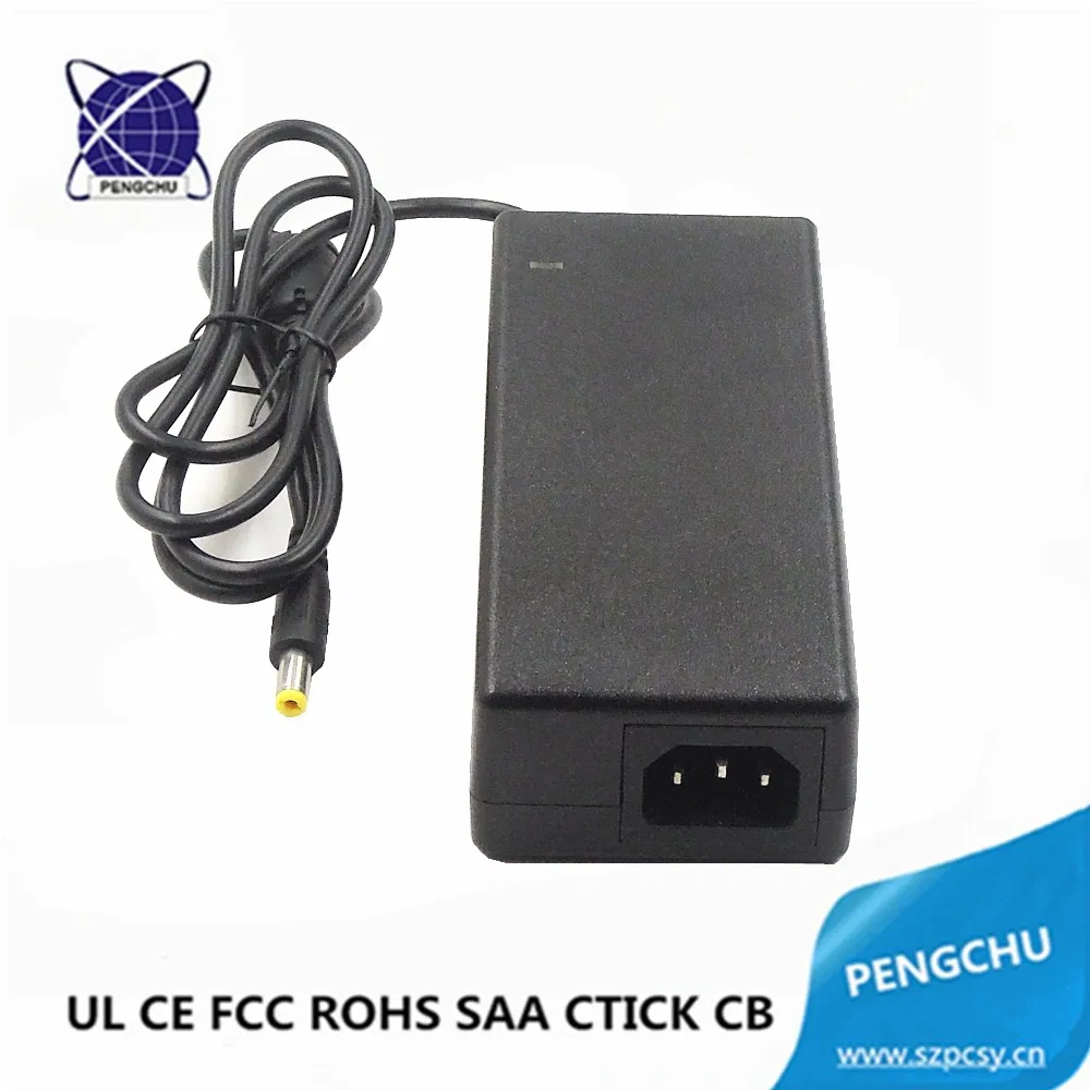 72W Switch Power Supply 24V 3A AC DC Desk Power Adapter