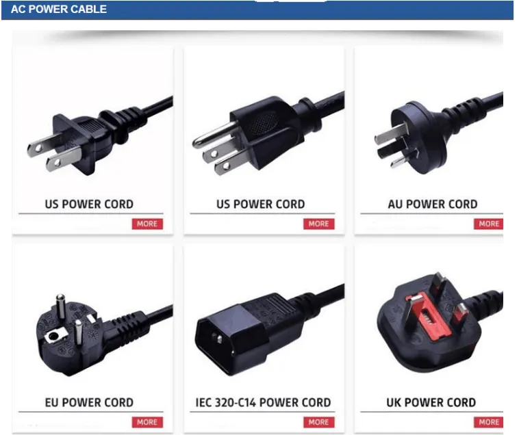 72W Switch Power Supply 24V 3A AC DC Desk Power Adapter