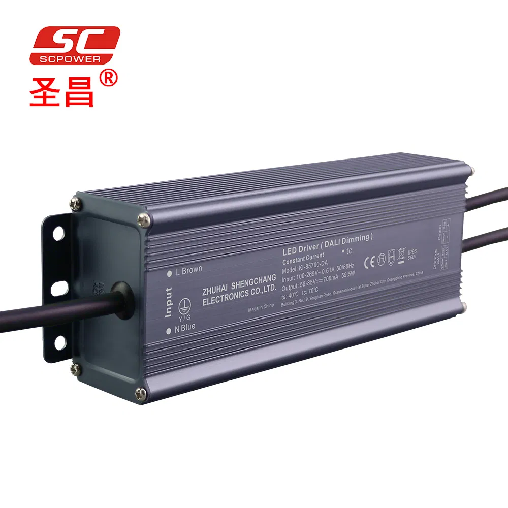 85V 700mA 60W Dali Dimming Constant Current DC to DC Switching Power Supply