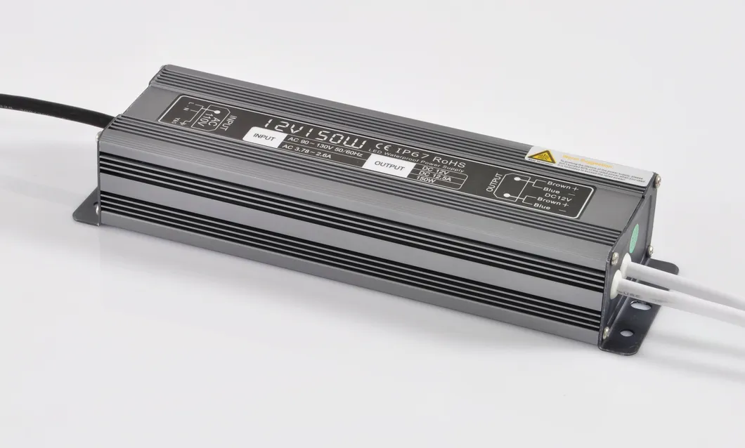AC to DC 12V Constant Voltage 150W Outdoor IP67 Waterproof LED Driver with Ce RoHS