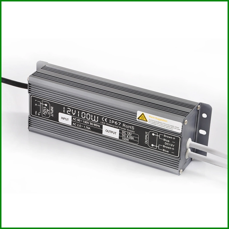 AC to DC 12V Constant Voltage 150W Outdoor IP67 Waterproof LED Driver with Ce RoHS