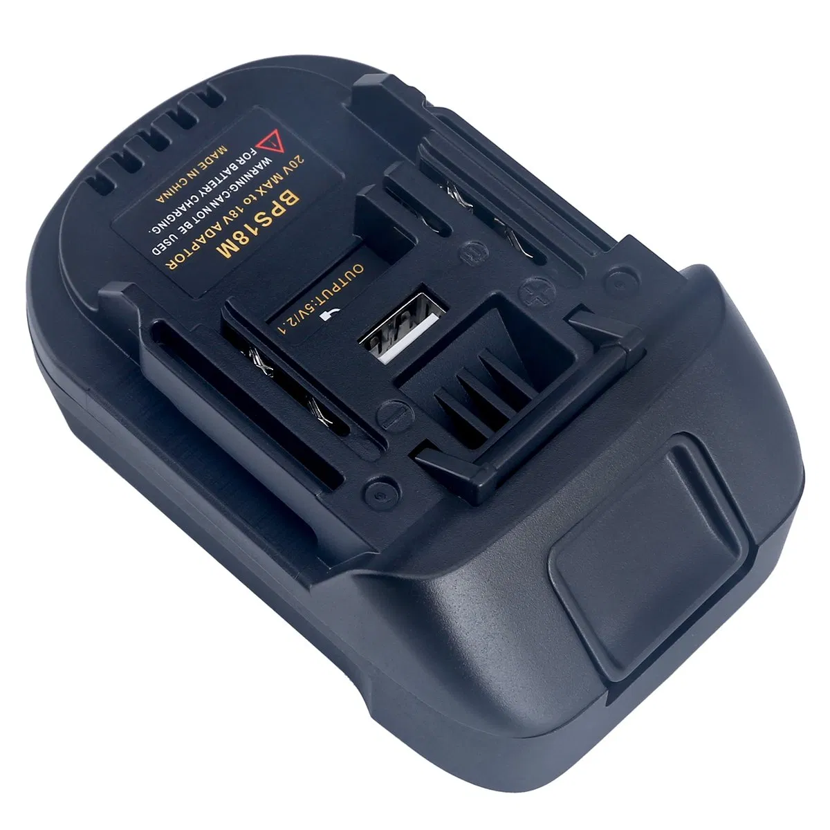 Battery Adapter BPS18m for Black and Decker Stanley Porter -Cable 20V Lithium Battery to Makita 18V Tools