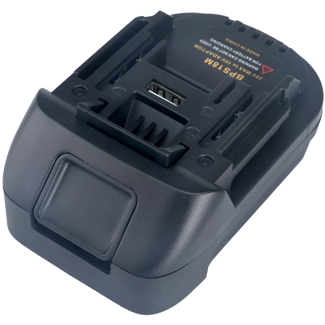 Battery Adapter BPS18m for Black and Decker Stanley Porter-Cable 20V Lithium Battery to Makita 18V Tools