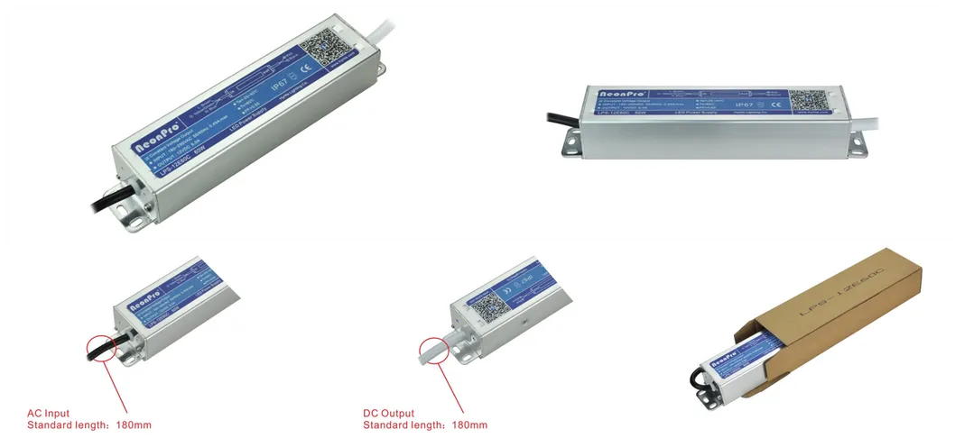 Bis Sosa SAA 100W 12V Waterproof LED Driver for Light Box