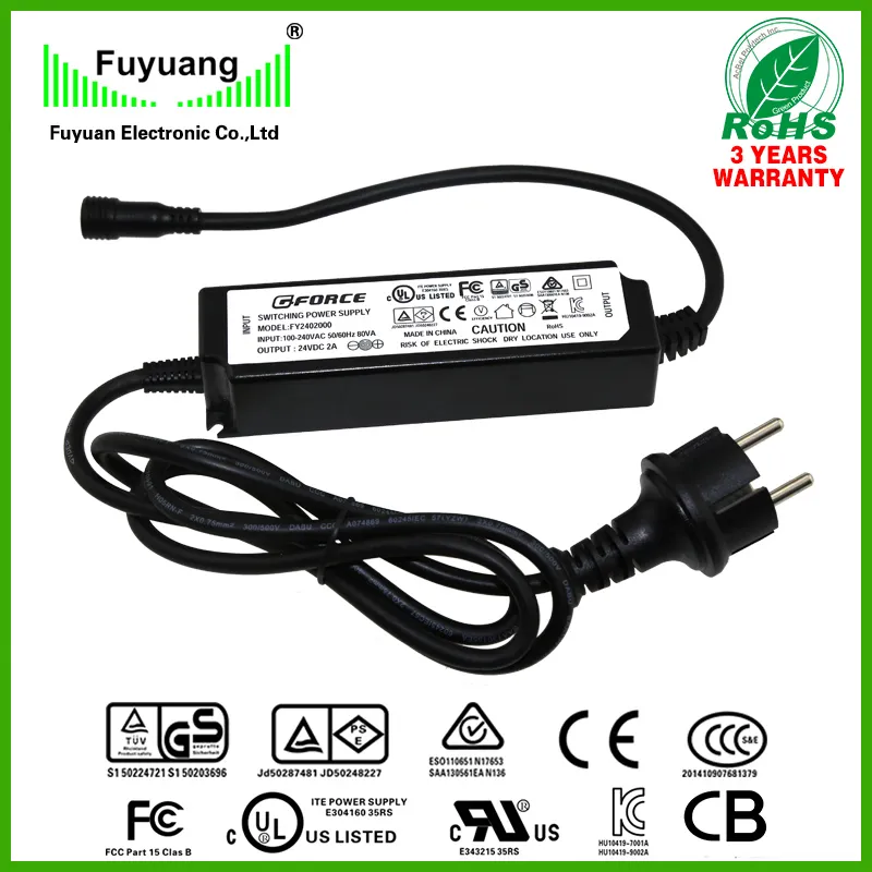 Constant Voltage AC DC Single Output LED Lighting Power Supply Driver