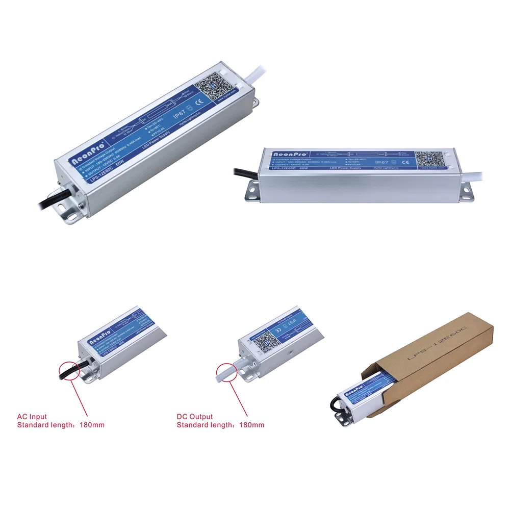 Constant Voltage Output 60W 12V 5A Switching LED Power Supply