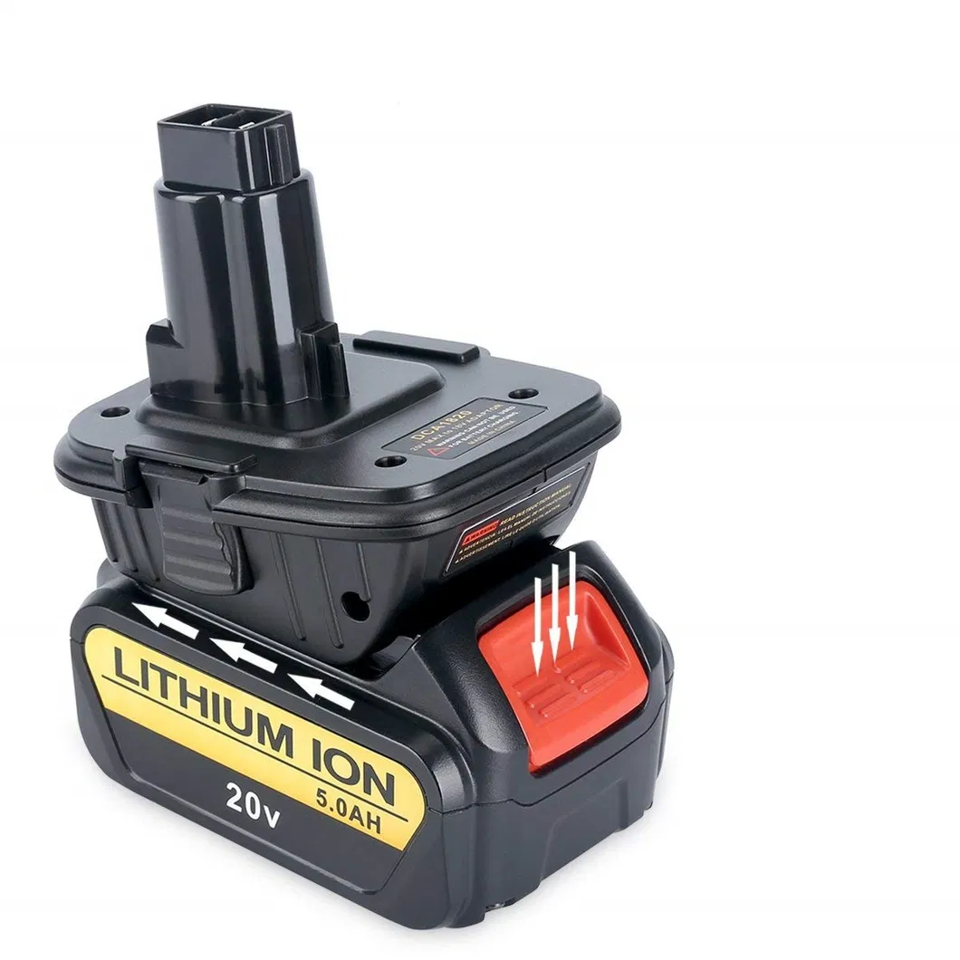 Dca1820 Power Tool Battery Converter Adapter for 20V Max Li-ion Dcb200 Dewalt Power Tool Battery
