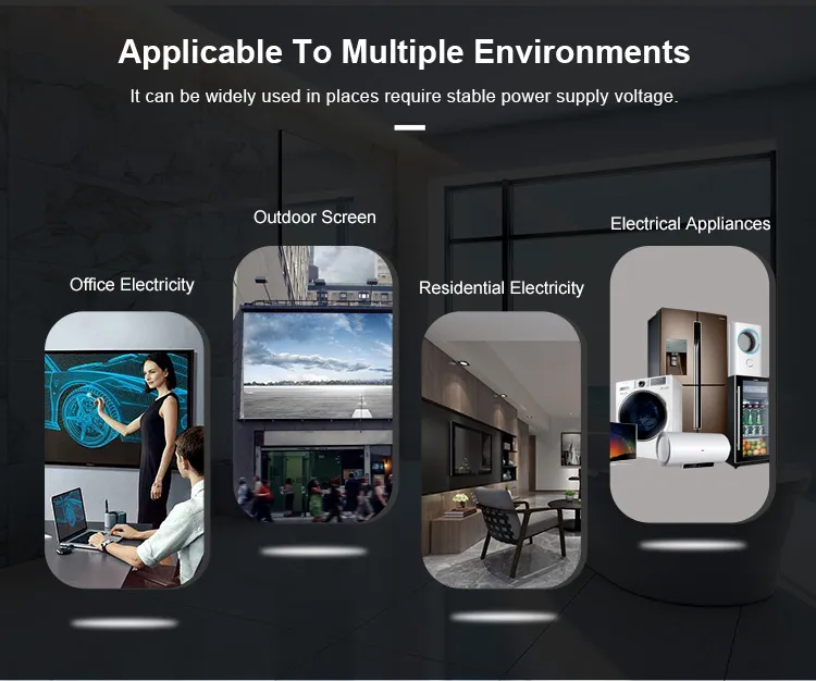 Digital Display Automatic Voltage Regulator with USB Cable for Appliance