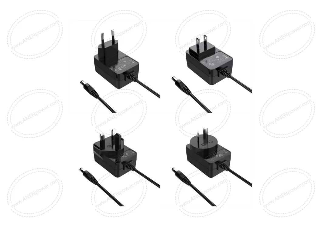 En/IEC 61347 PSE Approval Japan Plug 15W Max 9V AC DC Power Adapter 5V Plug in Transformer 12V Single Output Switch Mode Power Supply 24V Charger