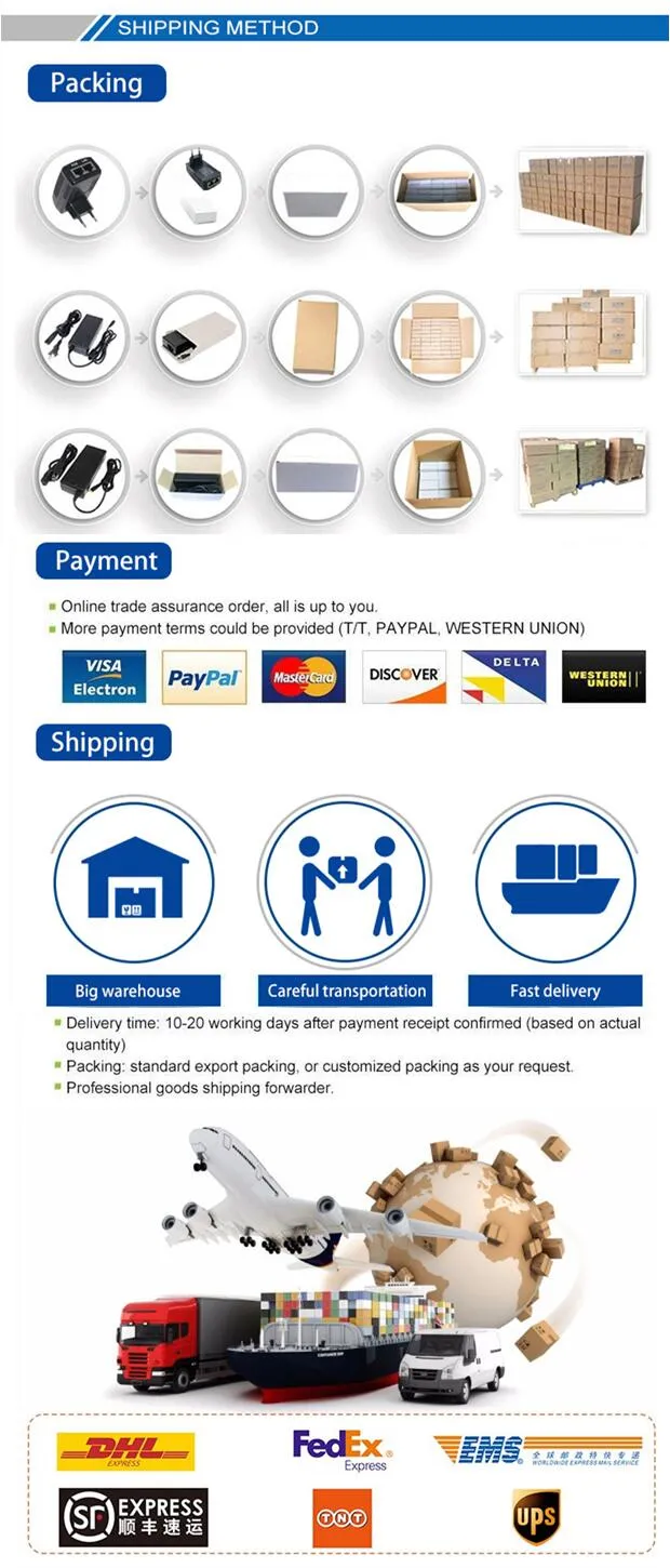 EU Us UK Au Plug Power Supply 24V 1A 24W Poe Adaptor Power Supply