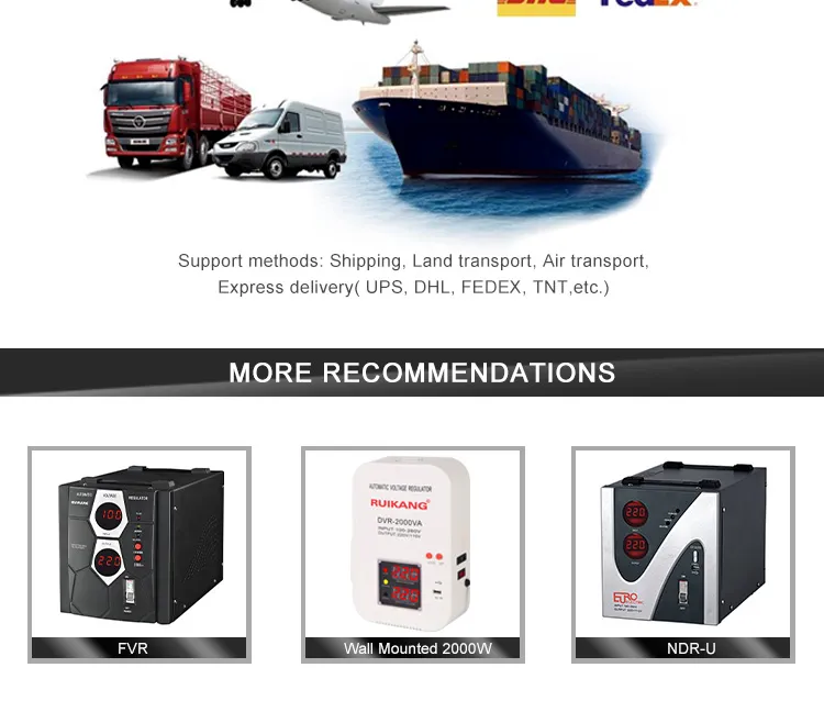 Factory Manufacturer Supply Voltage Stabilizer 110 220V