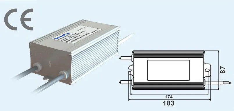 High PF>0.9 15kv AC 40mA IP66 Neon Transformer for Neon Sign