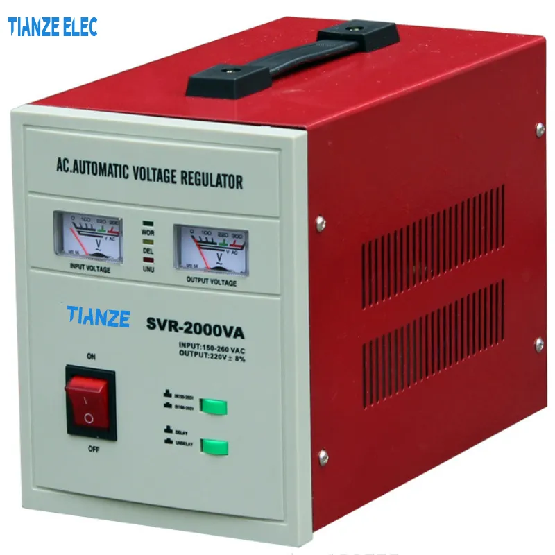 High Quality Boat Stabilizer SVR-500va 1000va 1500va 2000va 3000va 5000va AC Automatic Voltage Regulator/Stabilizer
